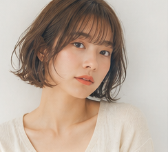 ボブヘアのスタイル